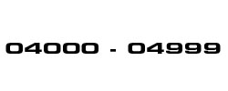 Kategorie 04000 - 04999